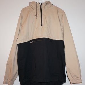 Zine Sprint Black and beige Windbreaker Jacket